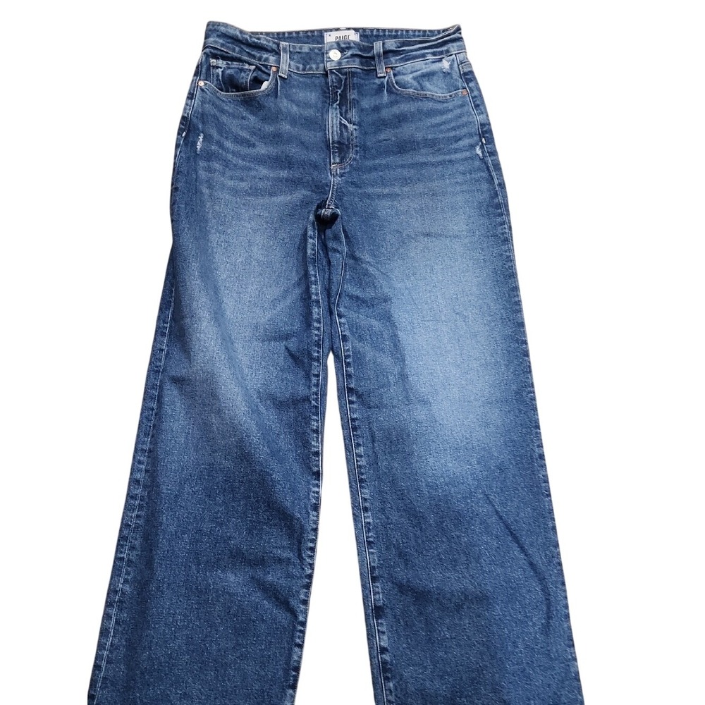 Paige Sasha Wide Leg Hi Rise Comfort Stretch Rich Mom Revolve Stefania 31 Jean